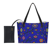 Load image into Gallery viewer, Cosmic Whisper Elk Shadow Shopping Tote Bag With Mini Purse
