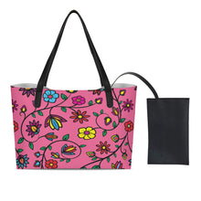 Load image into Gallery viewer, Nature&#39;s Nexus Blush Shopping Tote Bag With Mini Purse
