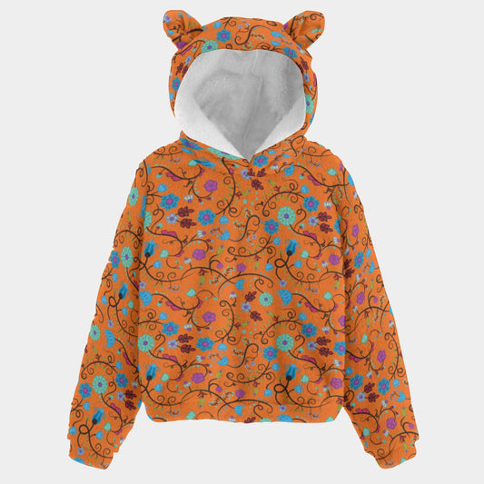 Nipin Blossom Youth Hoodie With Ears