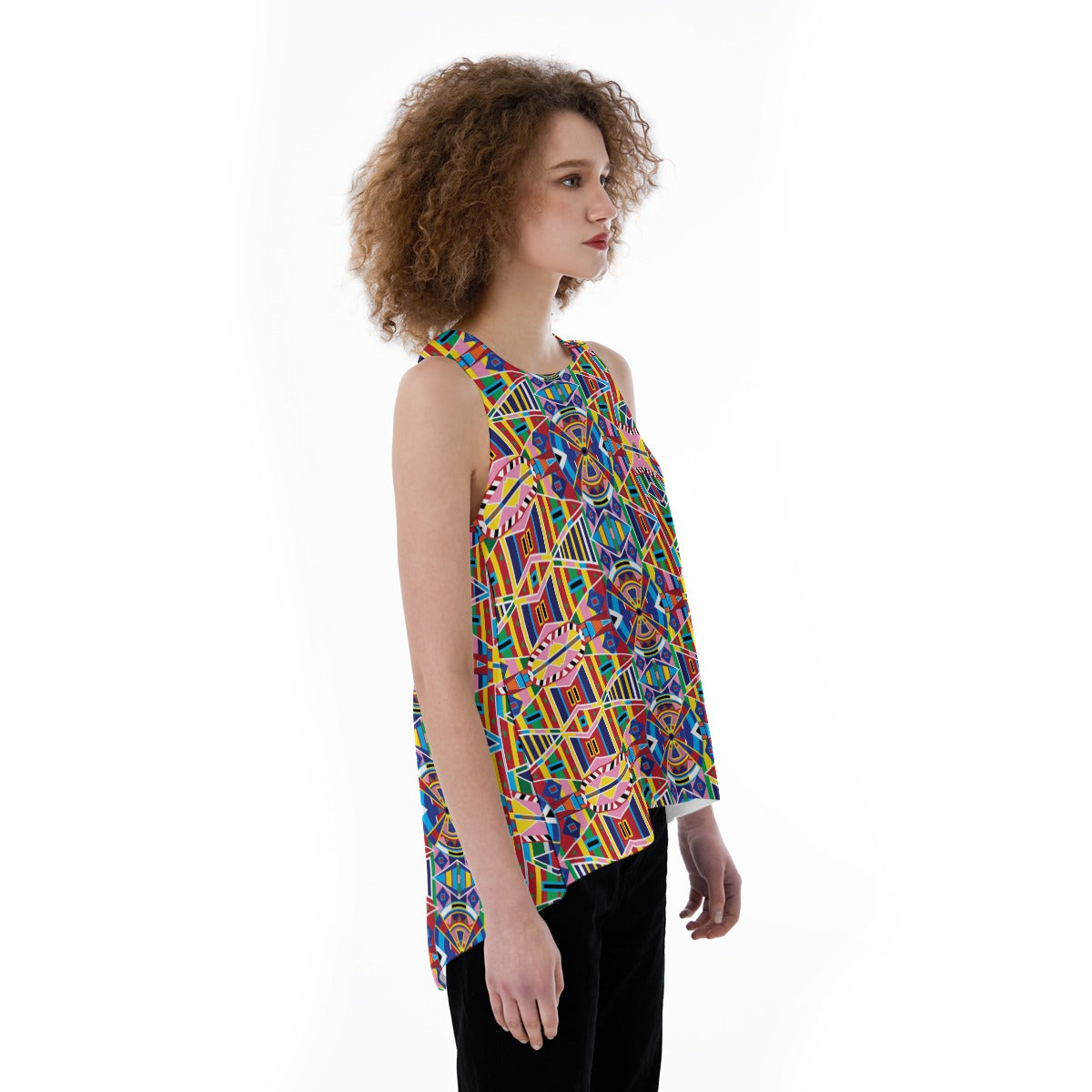 Crow Captive Split Back Tank Top