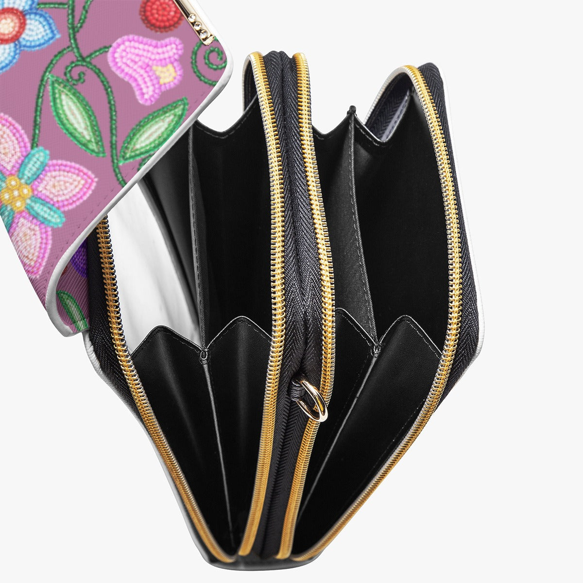 Petal Harmony Dusty Rose Phone Bag