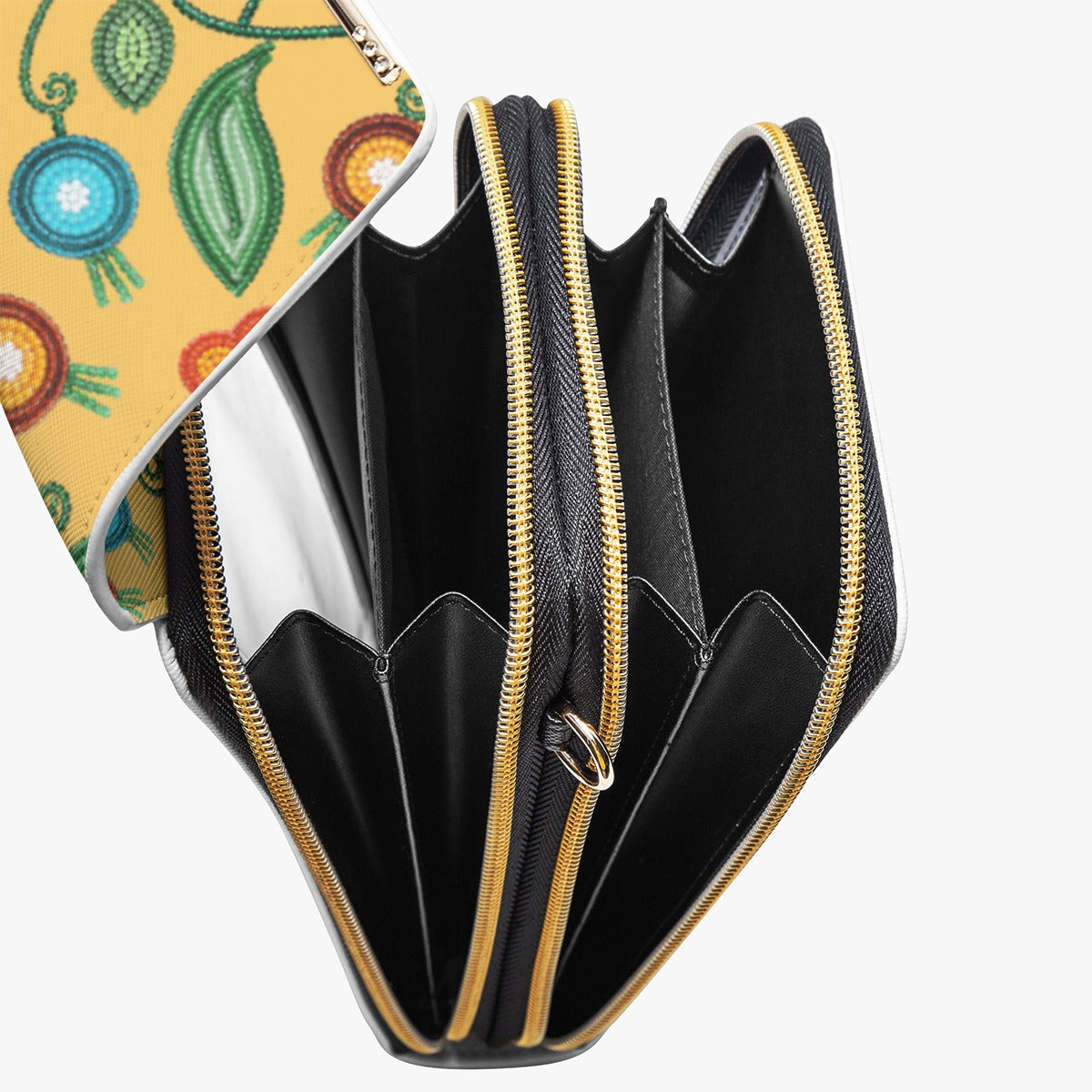 Prairie Fire Petals Honey Phone Bag