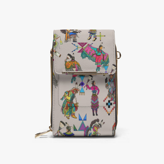 Grand Entry Dancers Muslin Mobile Phone Chest Bag