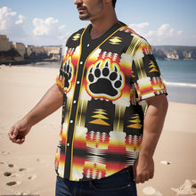 Load image into Gallery viewer, Medicine Wheel Sage Bearpaw Short Sleeve Baseball Jersey
