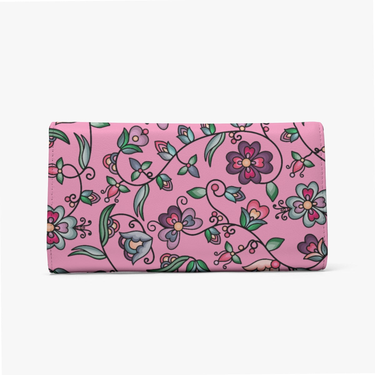 Amber Evening Garland Pink Foldable Wallet