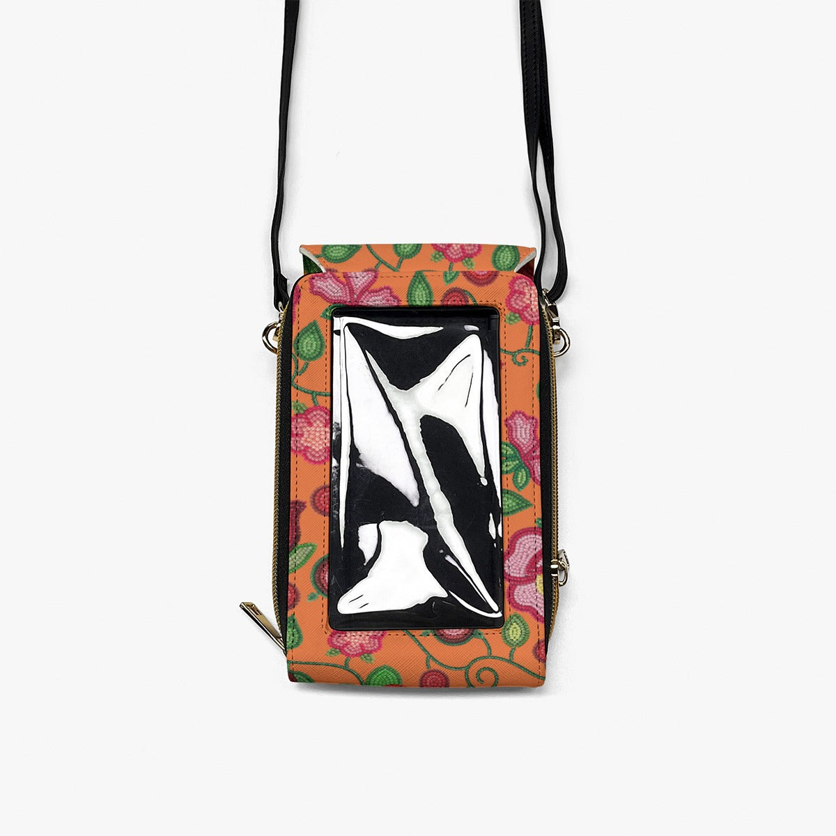 Rose Reverie Orange Phone Bag