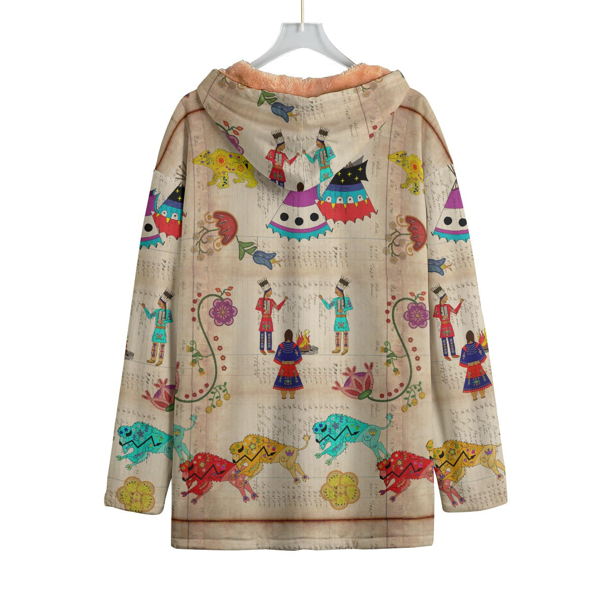 Floral Ledger Way of Life Kid's Plush Windbreaker