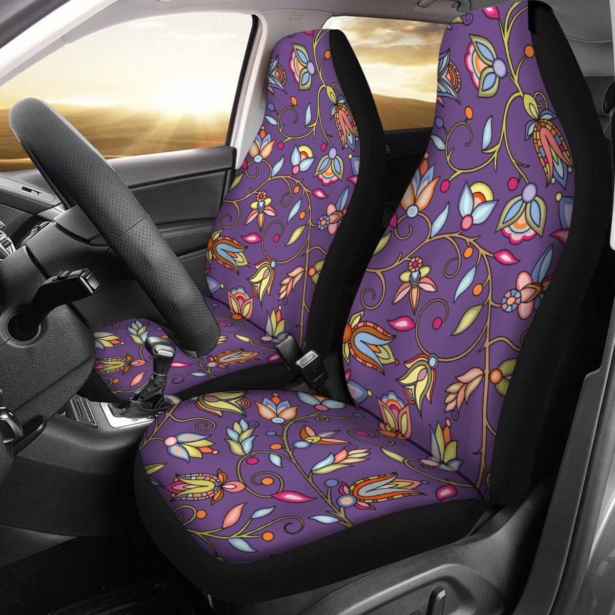 Buffalo Bloom Nightcloud Universal Car Seat Cover With Thickened Back