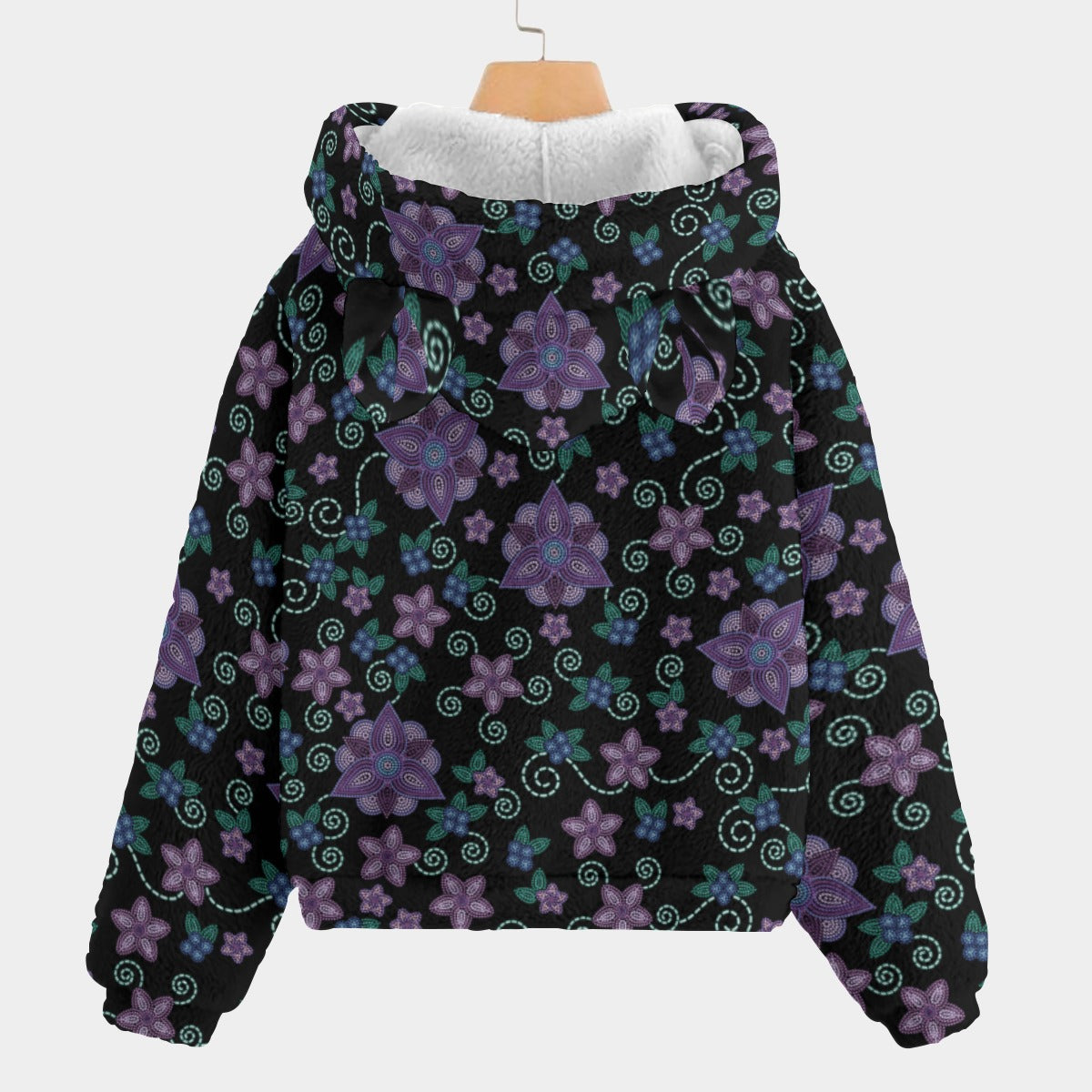 Berry Picking Youth Hoodie With Ears