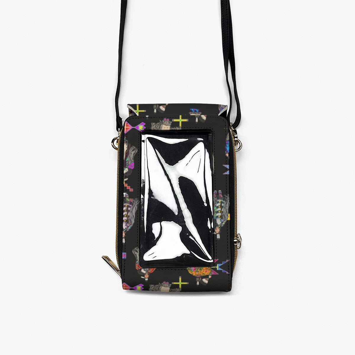 Women's Tradish Dancers Black Mobile Phone Chest Bag