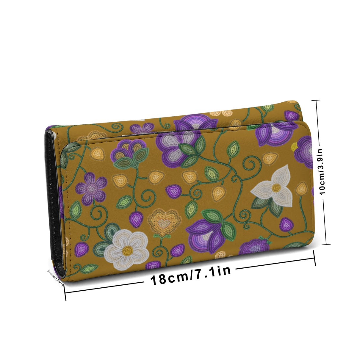 Midnight Moss Bloom Toffee Wallet