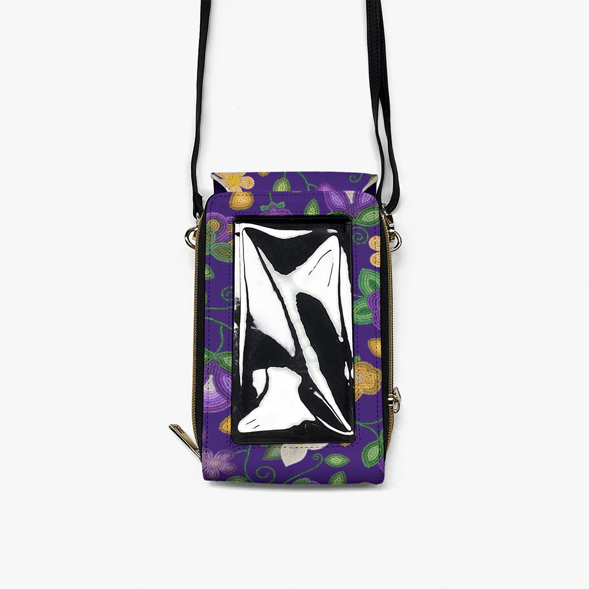 Midnight Moss Bloom Aubergine Phone Bag