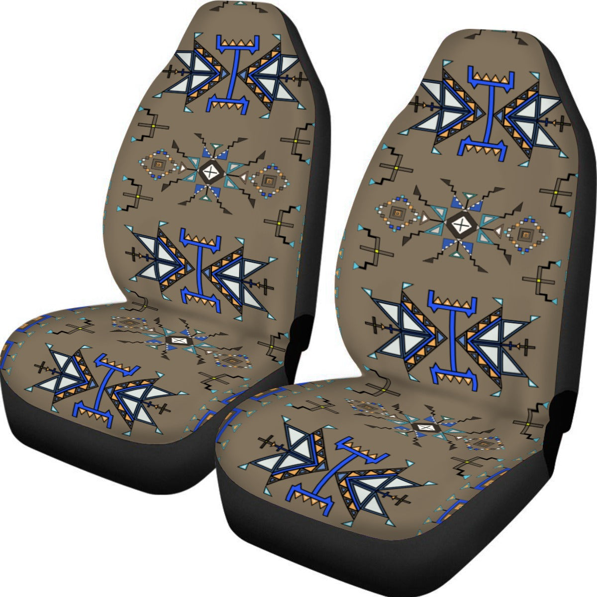 Eagle Strike Brown Universal Car Seat Cover With Thickened Back
