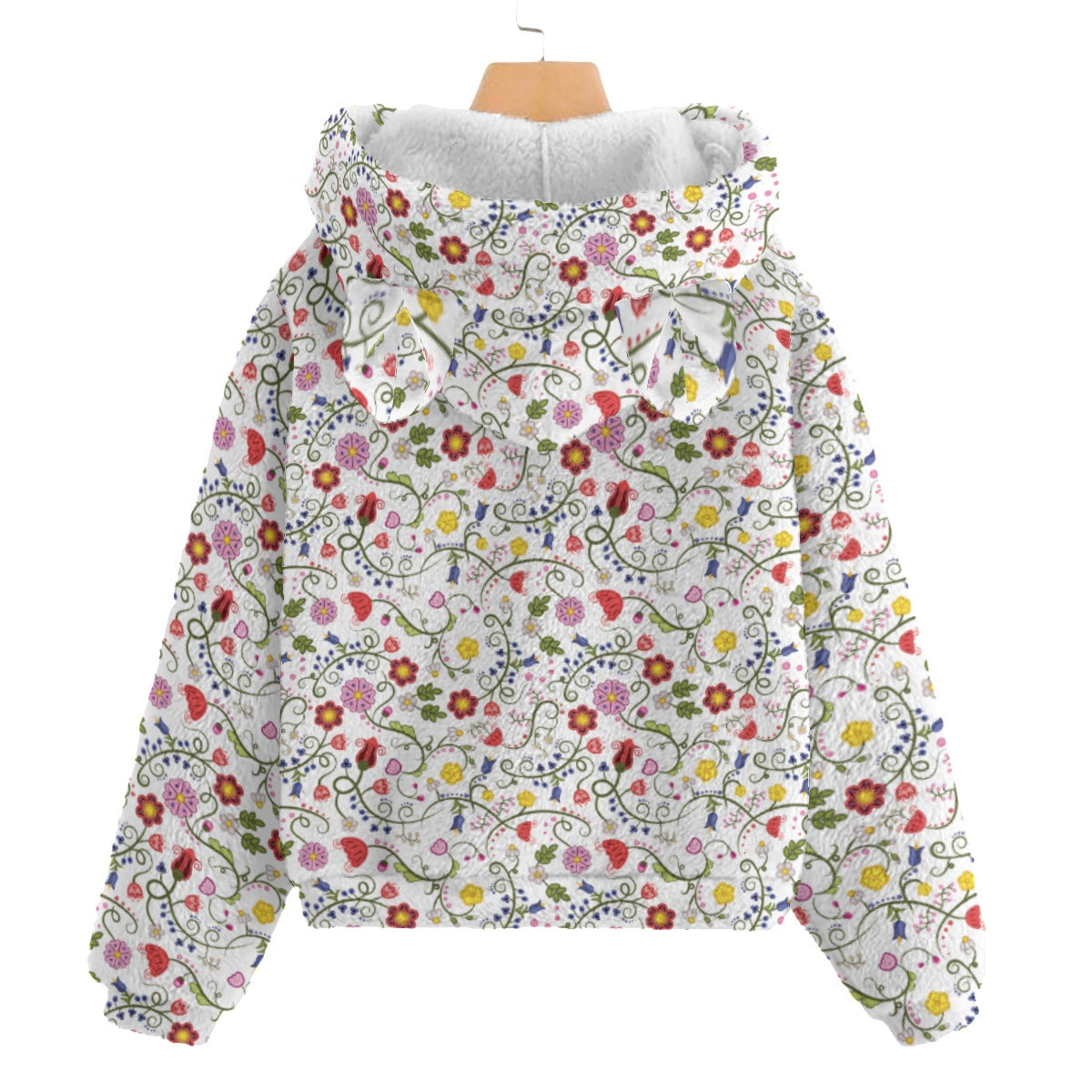 Nipin Blossom Kid’s Borg Fleece Hoodie With Ear