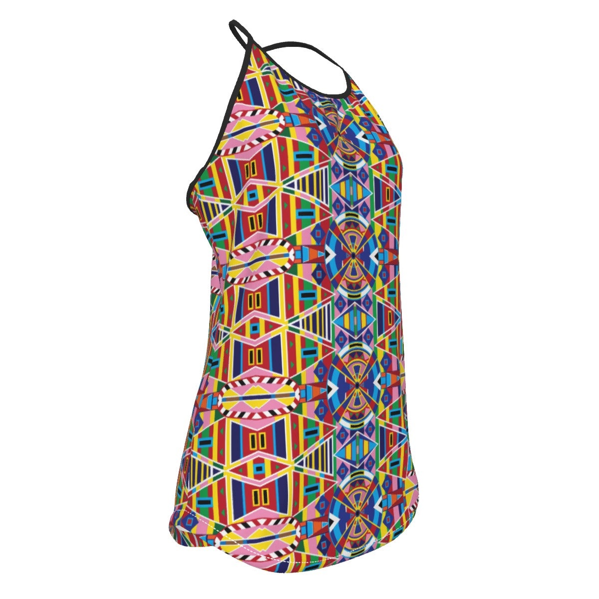 Crow Captive Criss-Cross Open Back Tank Top