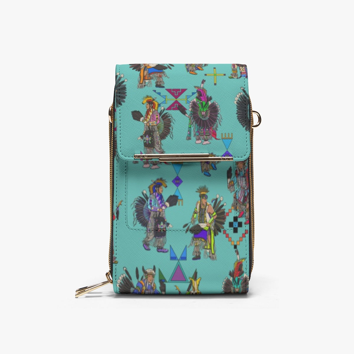 Men's Tradish Dancers Eggshell Blue Mobile Phone Chest Bag