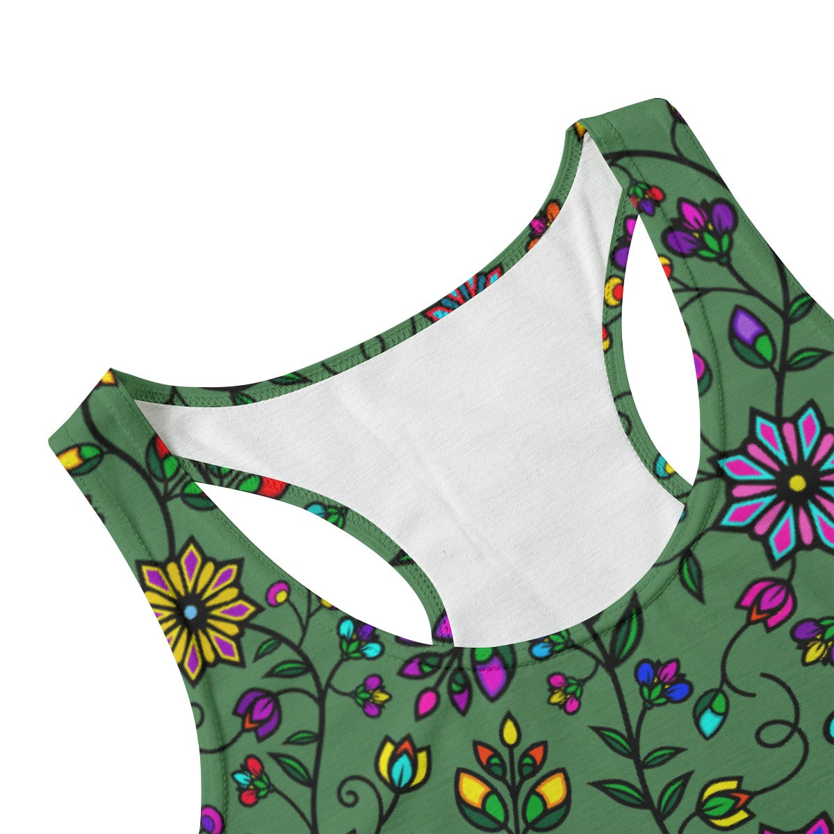 Prairie Paintbrush Sage Eco Tank Top