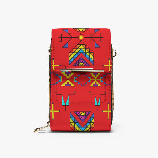 Rainy Chief Rainbow Red Mobile Phone Chest Bag