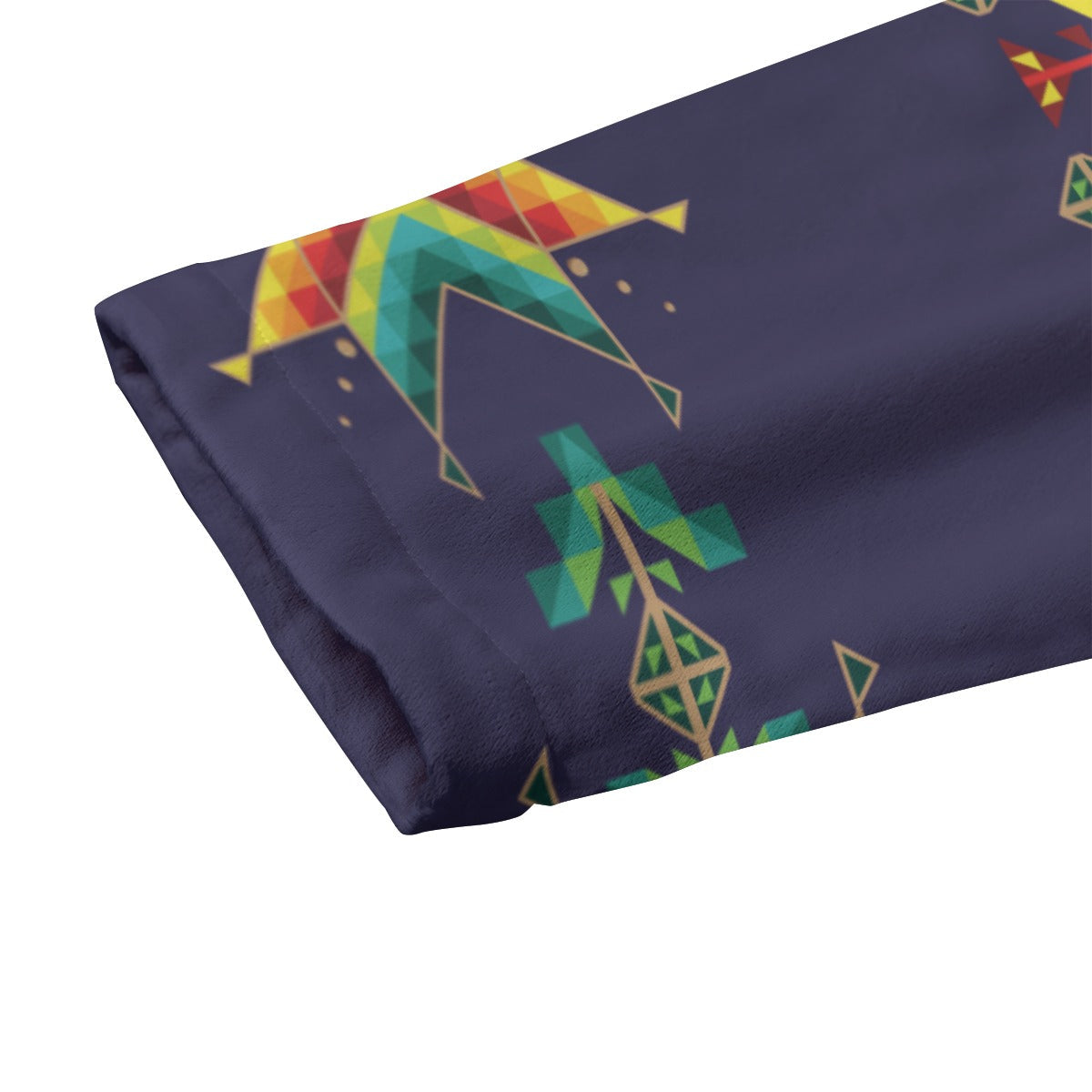 Dreams Of Ancestors Indigo Shade Kid's Plush Windbreaker