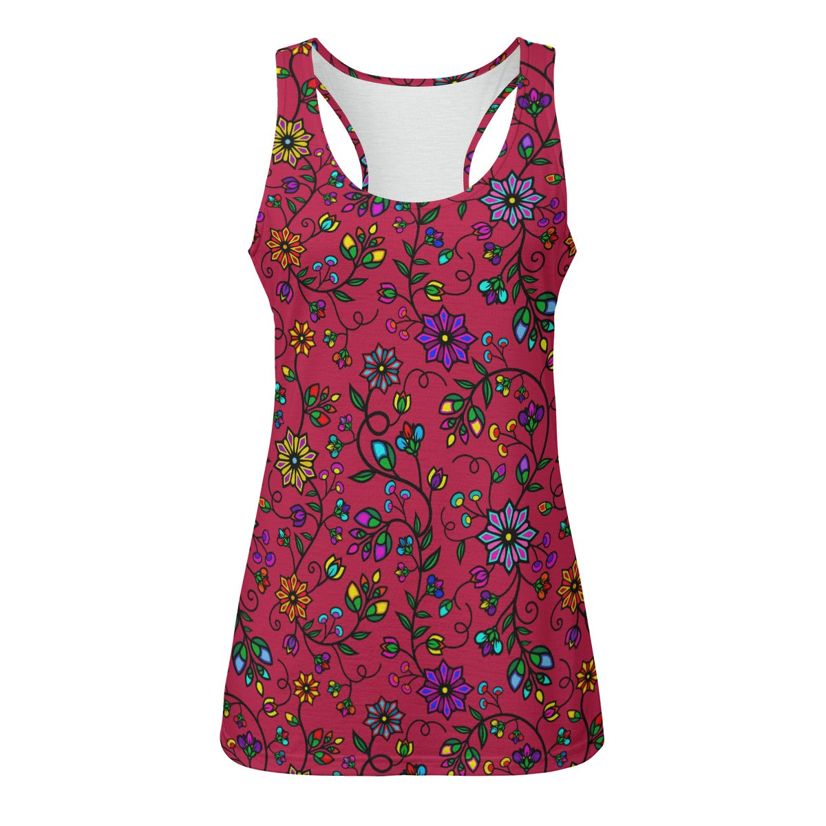 Prairie Paintbrush Passion Berry Eco Tank Top