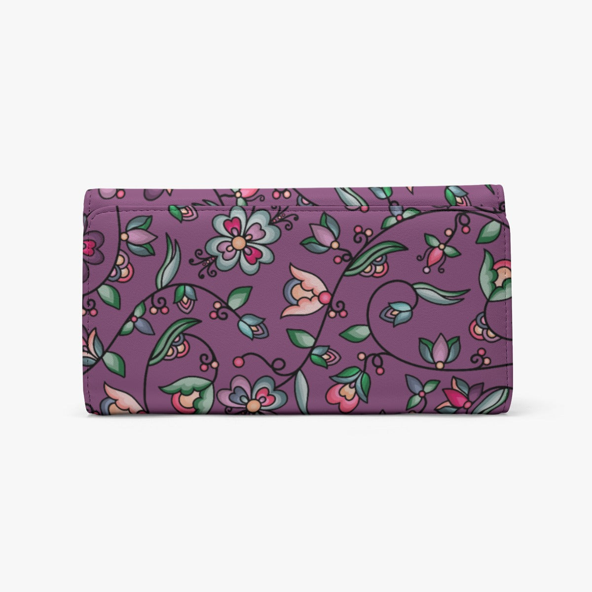 Amber Evening Garland Purple Foldable Wallet