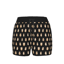 Load image into Gallery viewer, Elk Teeth on Black Women&#39;s Shorts
