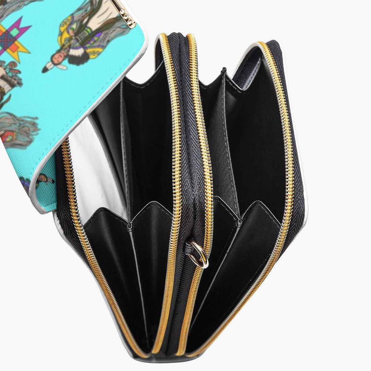 Women's Tradish Dancers Turquoise Mobile Phone Chest Bag