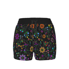 Load image into Gallery viewer, Prairie Paintbrush Black Women&#39;s Shorts
