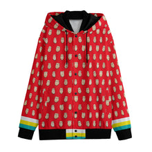 Load image into Gallery viewer, Elk Teeth on Red Varsity Jacket
