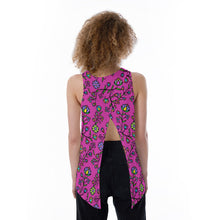 Load image into Gallery viewer, Cosmic Whisper Pastel Passion Split Back Tank Top
