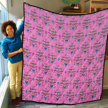 Load image into Gallery viewer, Dakota Damask Cheyenne Pink Lightweight Quilt
