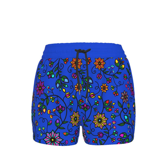 Prairie Paintbrush Blue Women's Shorts