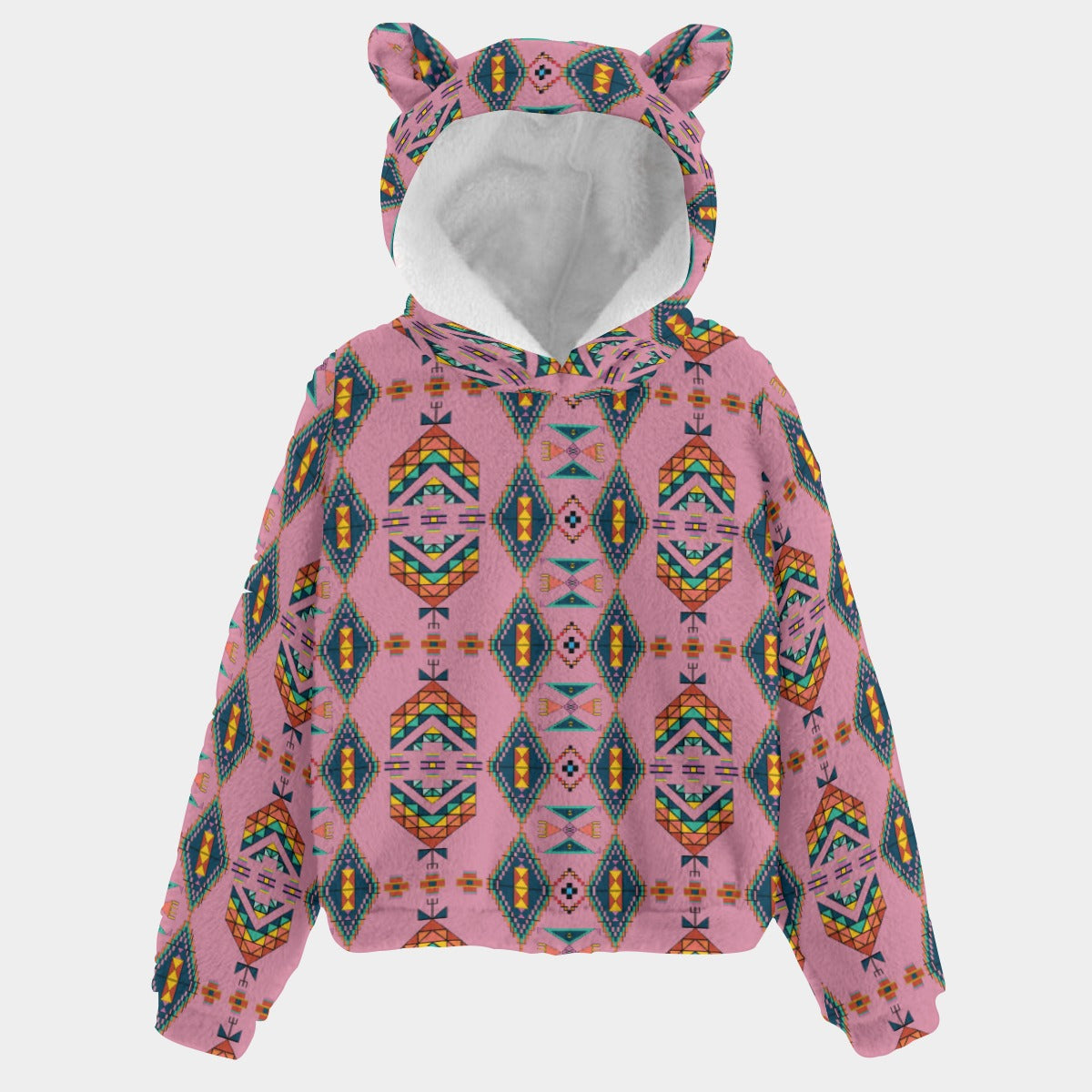 Travois Tipi Dusky Sunset Youth Hoodie With Ears
