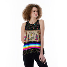 Load image into Gallery viewer, Floral Ledger Sisters Split Back Tank Top
