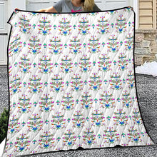 Load image into Gallery viewer, Dakota Damask White Lightweight Quilt
