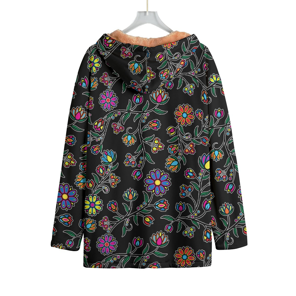 Cosmic Whisper Black Kid's Plush Windbreaker