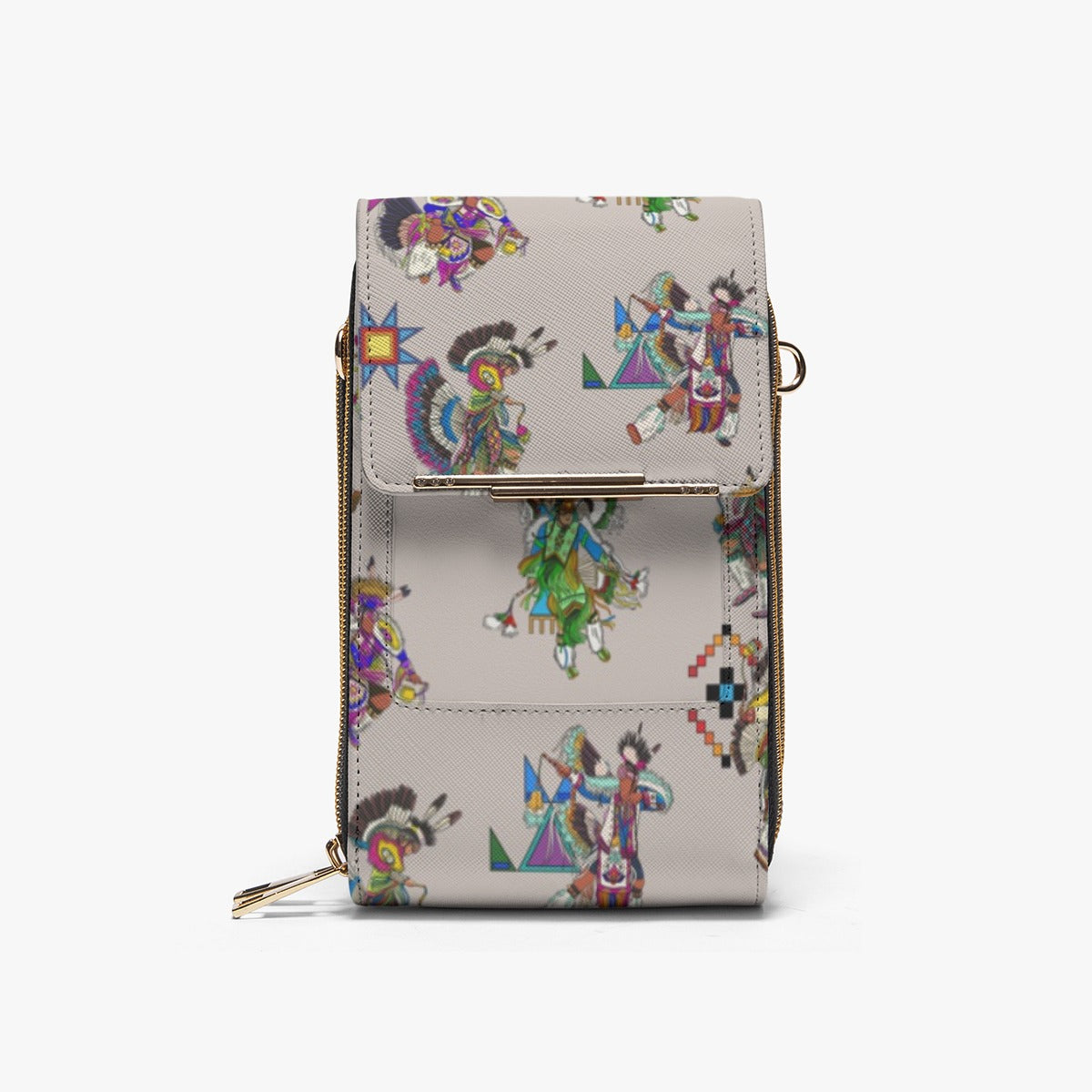 Men's Fancy Dancers Muslin Mobile Phone Chest Bag