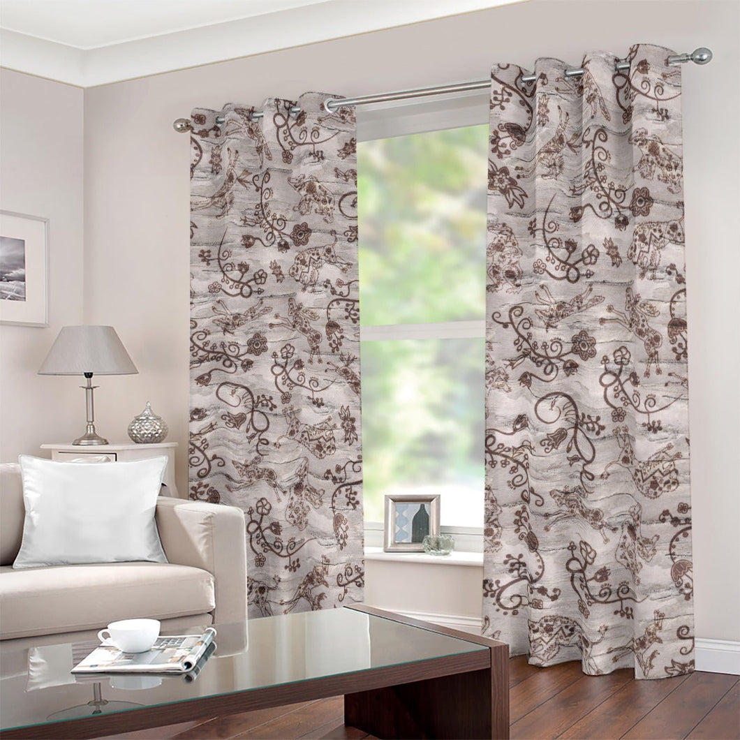 Forest Medley Blackout Grommet Curtains