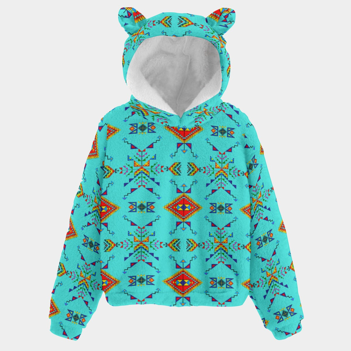 Buffalo Jump Youth Hoodie With Ears
