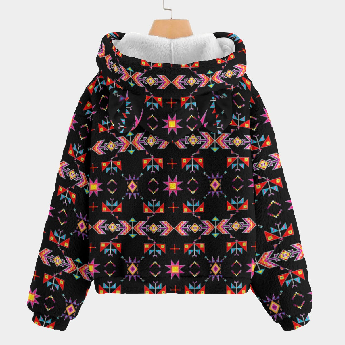 Scattered Generations Black Youth Hoodie With Ears