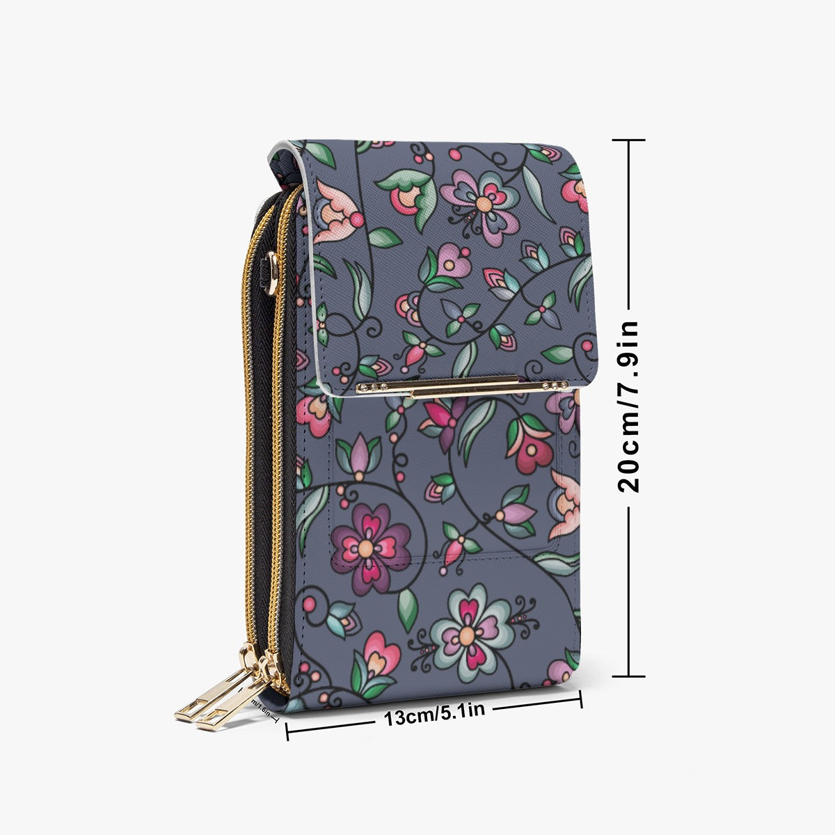 Amber Evening Garland Blue Phone Bag