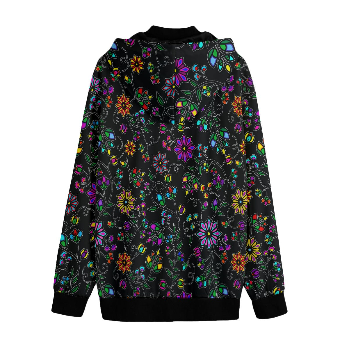 Prairie Paintbrush Black Varsity Jacket