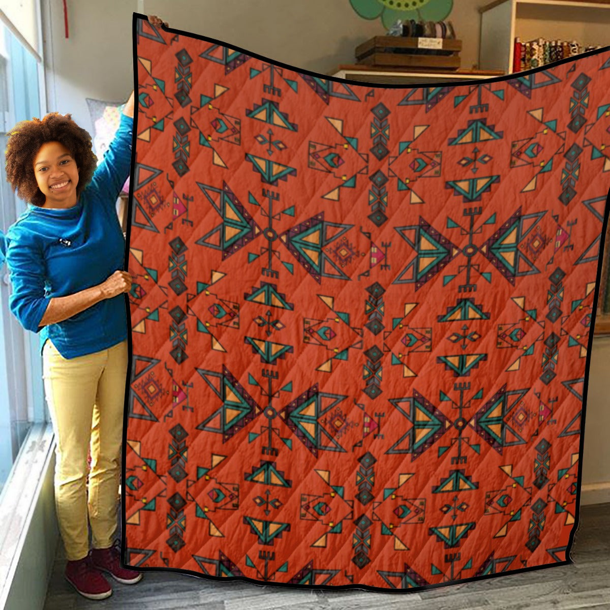 Arrow Dawn Orange Lightweight & Breathable Quilt