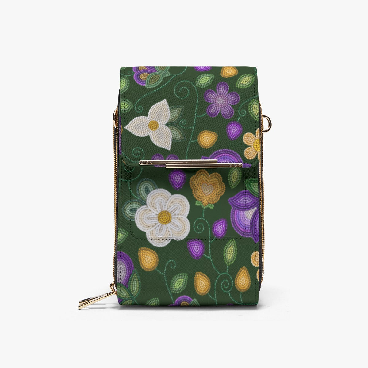 Midnight Moss Bloom Forest Phone Bag