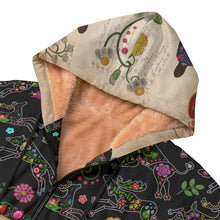 Load image into Gallery viewer, Floral Ledger Sisters Kid&#39;s Plush Windbreaker
