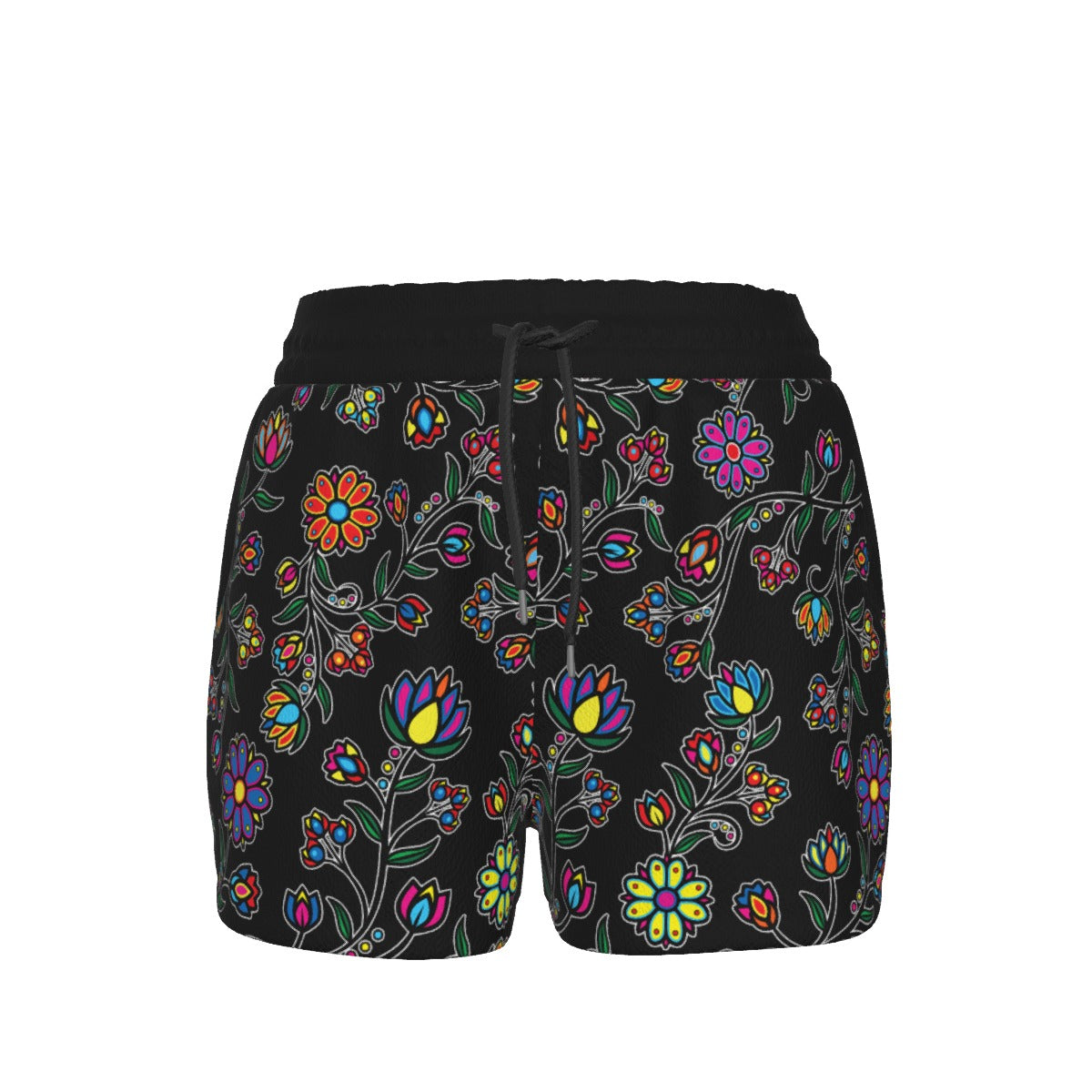 Cosmic Whisper Black Women's Shorts