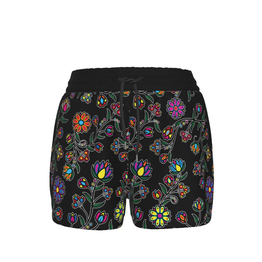 Cosmic Whisper Black Women's Shorts