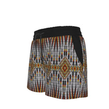 Load image into Gallery viewer, Fire Feather White Women&#39;s Shorts
