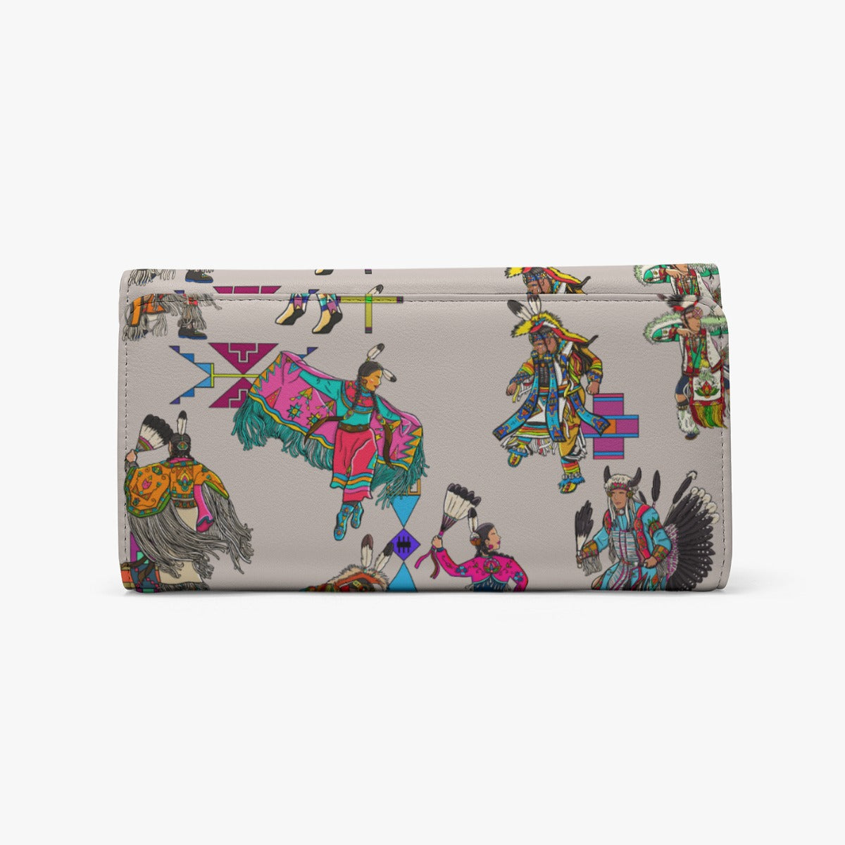 Grand Entry Dancers Muslin Foldable Wallet