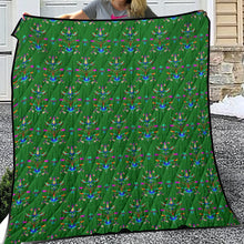 Load image into Gallery viewer, Dakota Damask Green Lightweight Quilt
